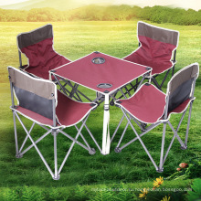 Складные столы и стулья костюм Набор для пикника, 5 штук Открытый складные столы и стулья